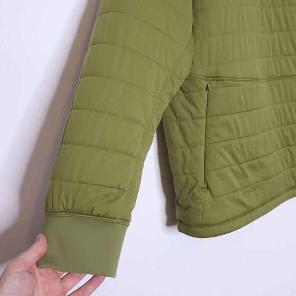 LULULEMON Dynamic Movement Crew Sweatshirt Bronze Green Pullover Women's 10 - Picture 10 of 16